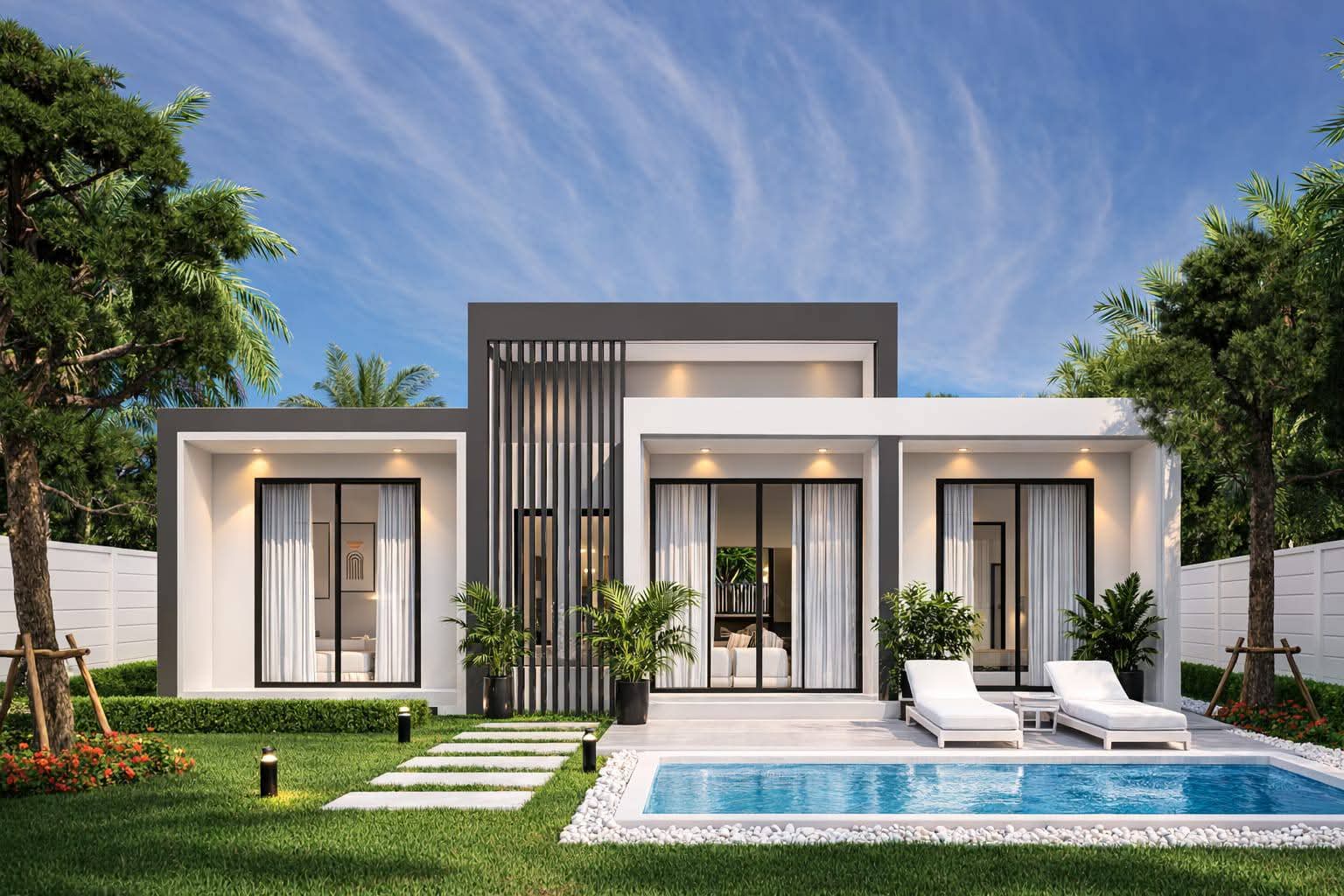 Rendering projektu Golden Horizon Villas w Krabi, Tajlandia 8