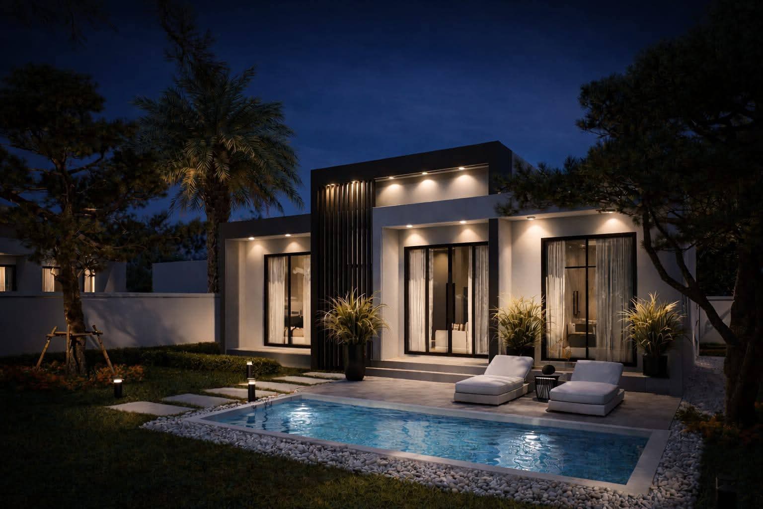 Rendering projektu Golden Horizon Villas w Krabi, Tajlandia 2