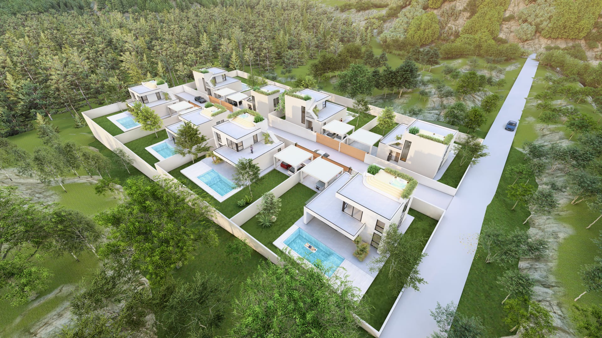 Projekt-Rendering von Skyline Villas in Khao Thong, Krabi 2